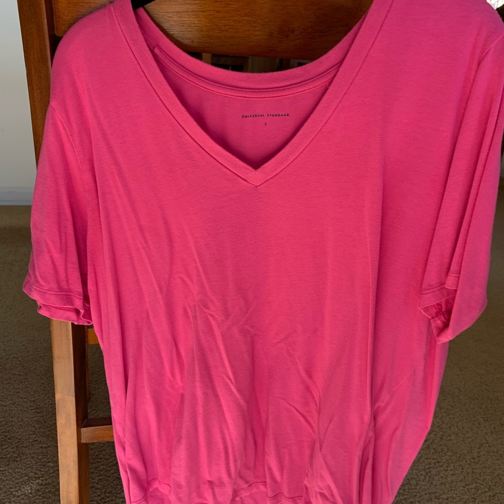 Pink V Rex Tee from Universal Standard